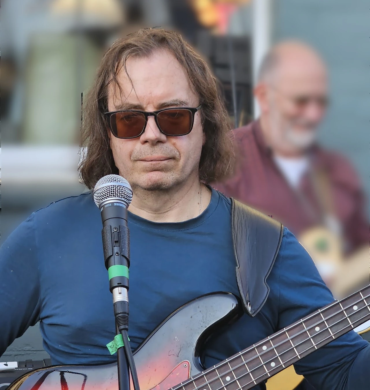John, bass guitar